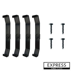 Frameless Clip Number Plate Holder