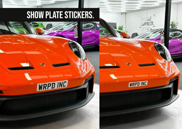 Sticker Number Plate